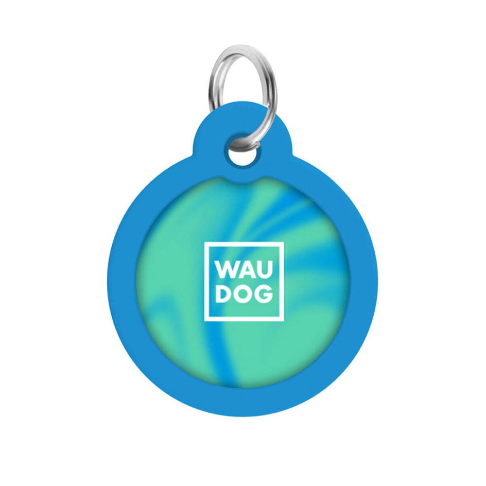 Адресник для собак и кошек металлический WAUDOG Smart ID с QR паспортом, рисунок 