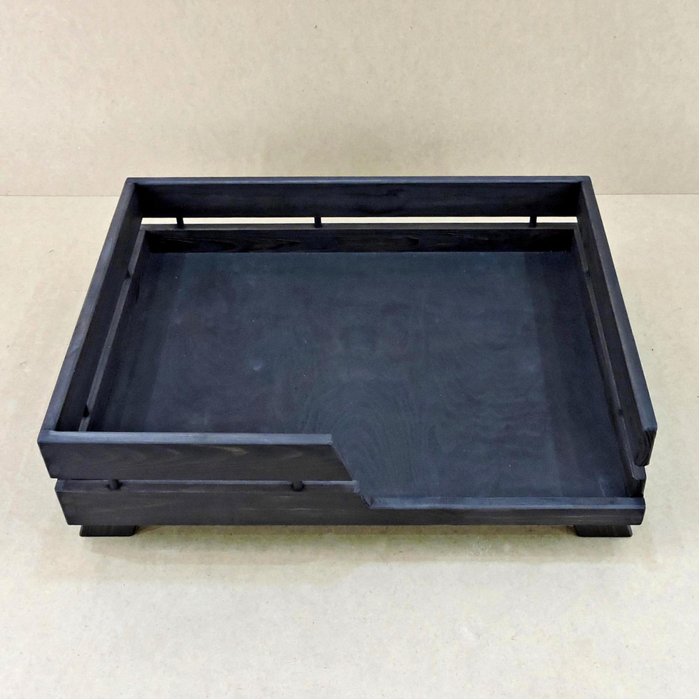 Лежак деревянный для собаки 