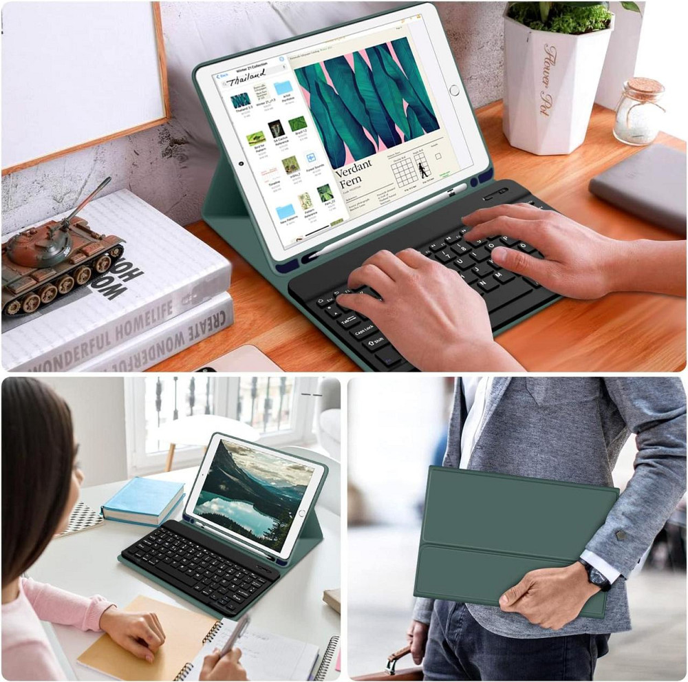 Защитный чехол с Bluetooth клавиатурой для iPad 10.2 (2019/20/21)/pro10.5(2017)/Air 3 10.5 Днепр - изображение 9