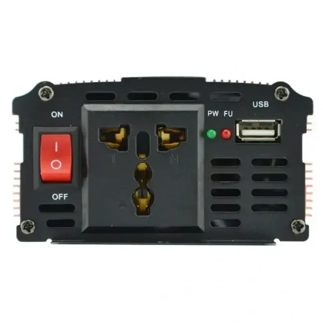 Автомобільний інвертор 12V-220V 1500W UKC SSK перетворювач напруги з USB та захистом Одеса - фото 3