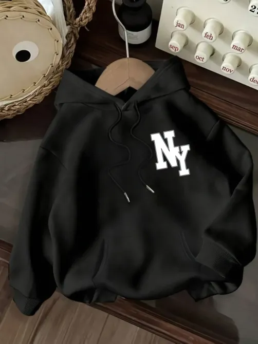 Худи женское, свитшот черный, модная толстовка 2700321944 размер 44 Днепр - изображение 2