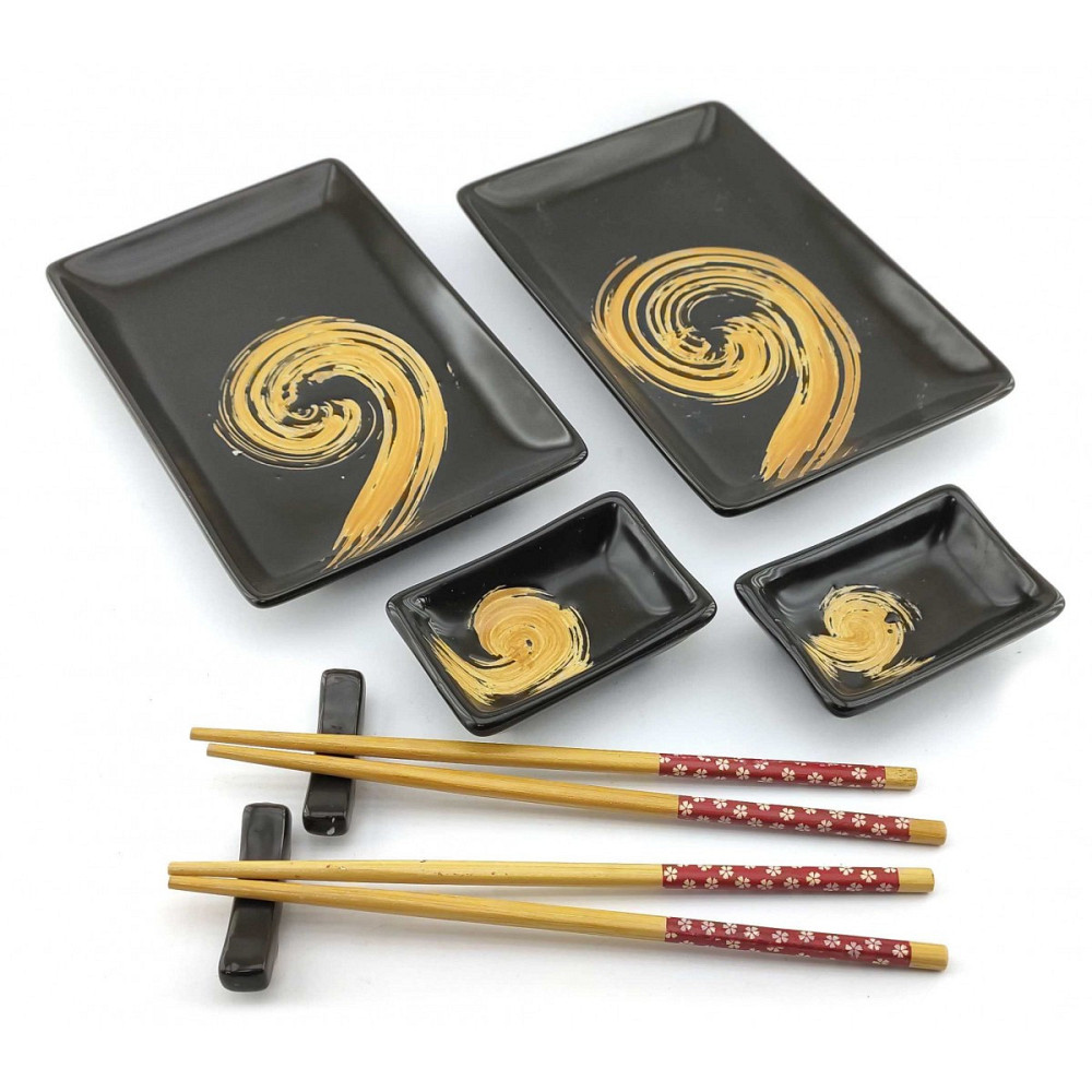 Тарелки для восточной кухни для суши на 2 персоны Спираль Киев - изображение 1