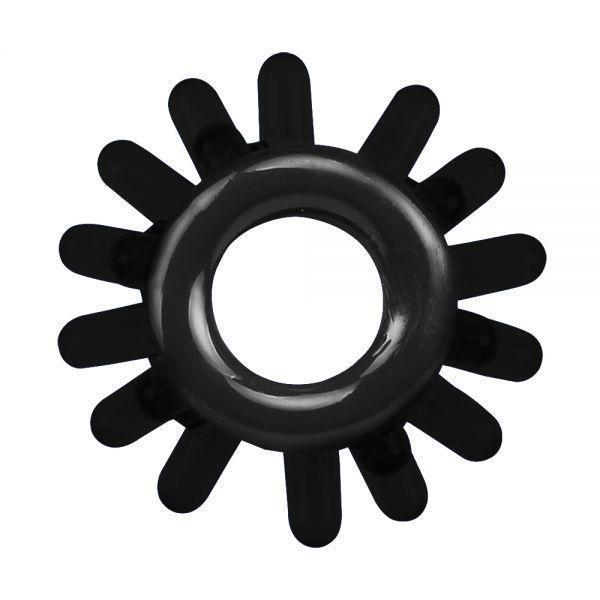 Набір рекційних кілець Cock Rings Set, Black Sex Aura Київ - фото 4