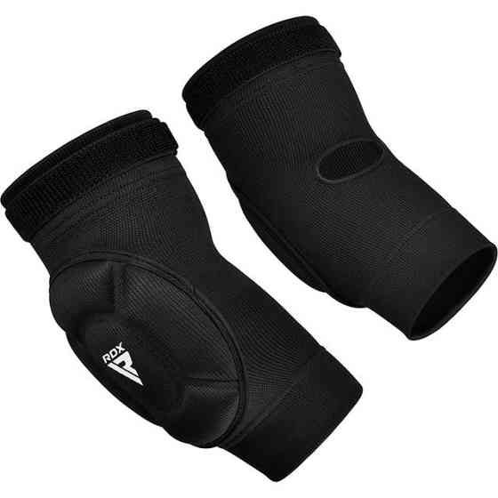 Налокотники спортивні RDX Hosiery Elbow Foam Black/White L Кам'янське