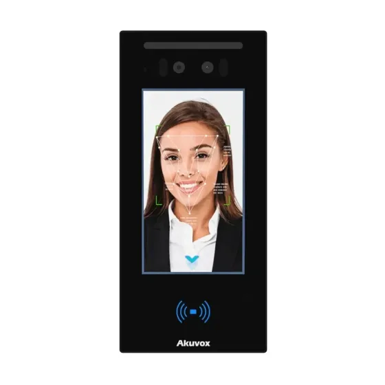 IP-відеопанель багатоабонентська 2Mp Akuvox E16C з екраном 5