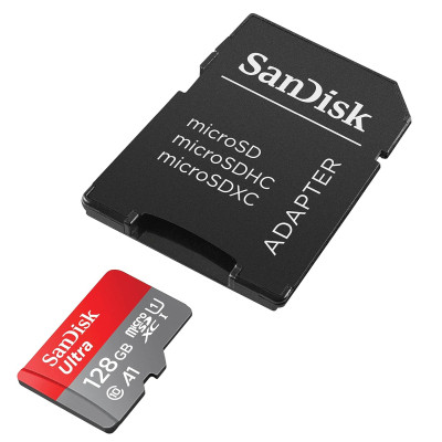 Карта памяти SanDisk 128GB microSD class 10 UHS-I Ultra (SDSQUAB-128G-GN6MA) Винница - изображение 2