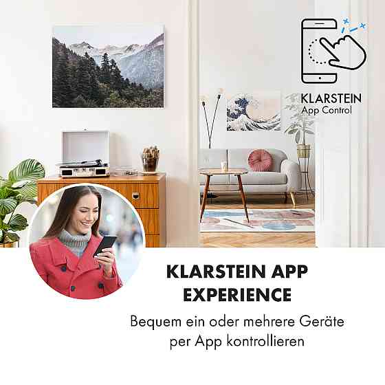 Інфрачервоний нагрівач Wonderwall Air Art Smart 80x60 см 500 Вт настінний гірський 80x60см/диск: гірський Рівне