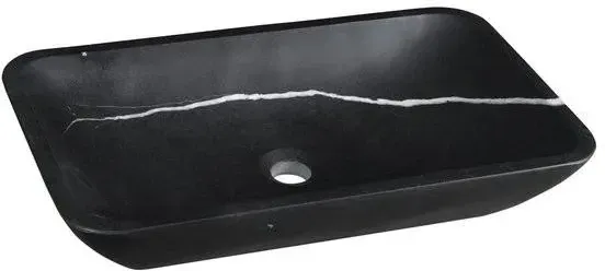 Раковина  Sapho Блокнот 60X11X35Cm Czarny Marquin Mat (240139) Киев