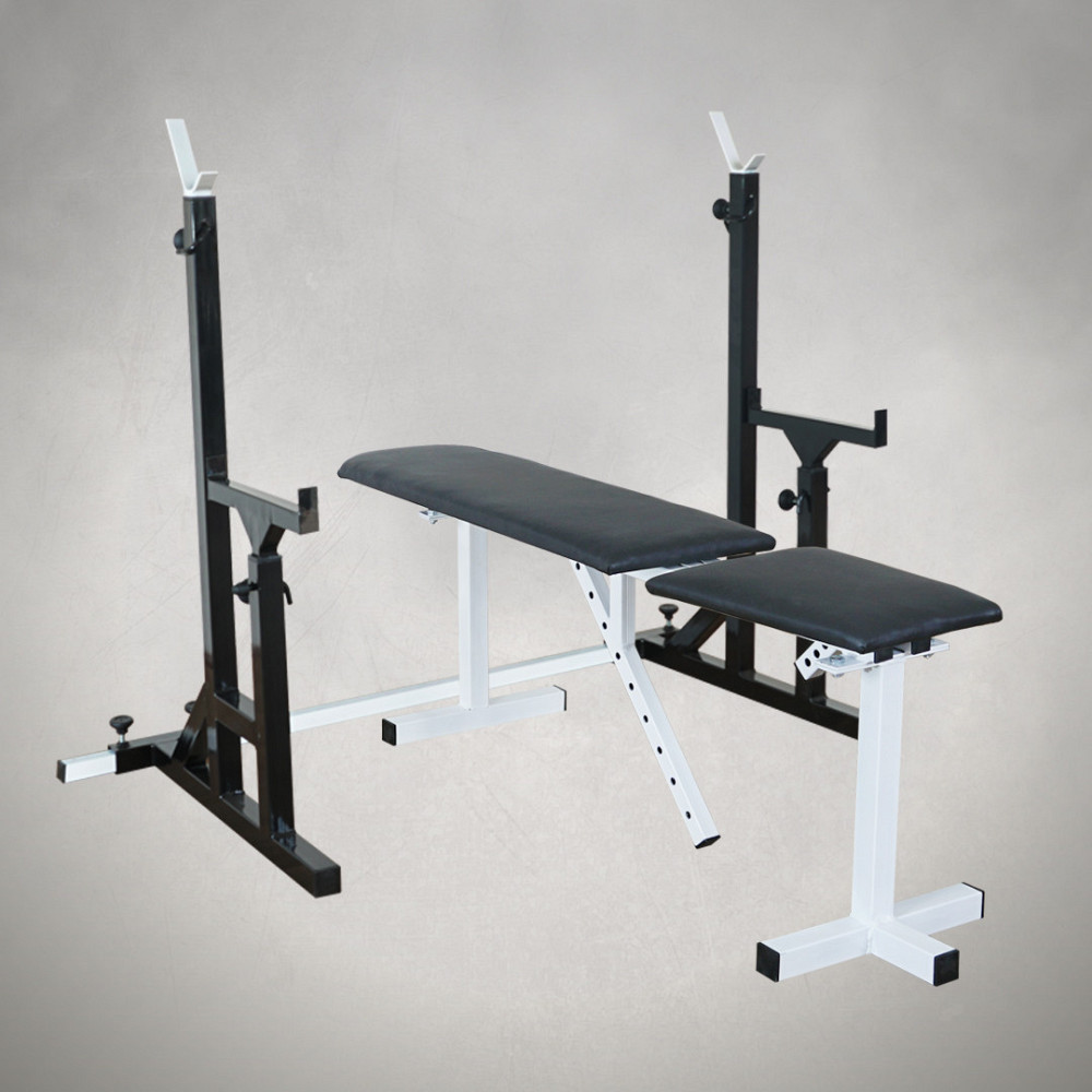 Скамья регулируемая + Стойки со страховкой 30 на 30 мм Стойки, скамьи для жима и приседаний Киев - изображение 1