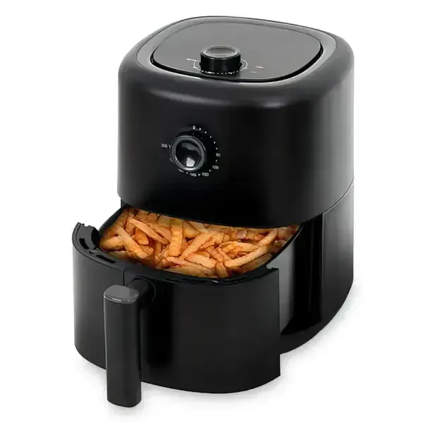 Аэрофритюрница для дома с таймером на 1.5 Л, 1200 ВТ AIR FRYER CROWNBERG CB 5541Безмасляная фритюрница Коломия - фото 6