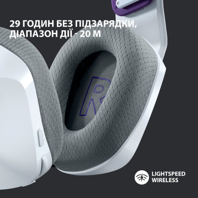 Навушники Logitech G733 Lightspeed Wireless RGB Gaming Headset White (981-000883) Вінниця - фото 5