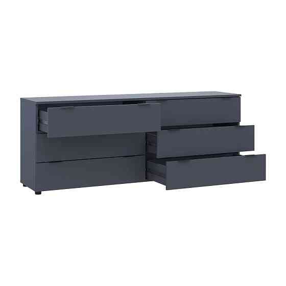 Комод Doros Рон 9 Графит 6 Ящиков 160х38х62 DRS-011778 (41516176) Днепр