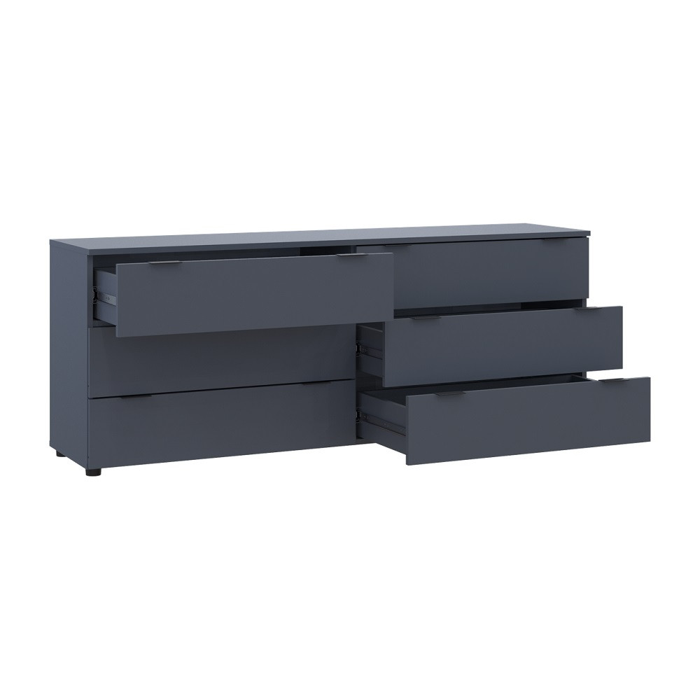 Комод Doros Рон 9 Графит 6 Ящиков 160х38х62 DRS-011778 (41516176) Днепр - изображение 6