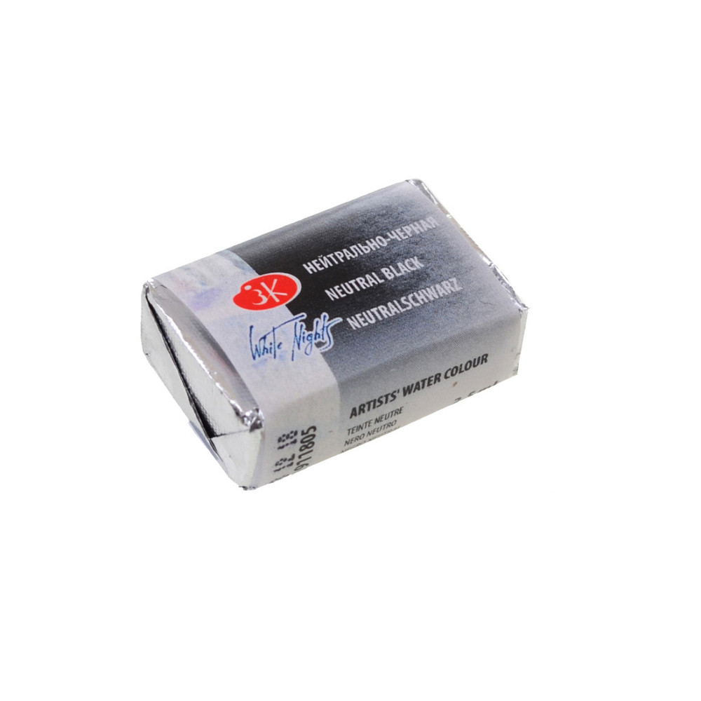 Фарба акварельна "Професійна" 351198 нейтрально-чорна 2,5мл, шт Київ - фото 1