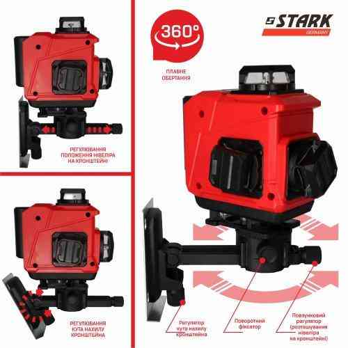 Нівелір лазерний STARK LL-16G-4D 16 ліній Одесса