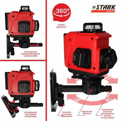 Нівелір лазерний STARK LL-16G-4D 16 ліній Одесса - изображение 6