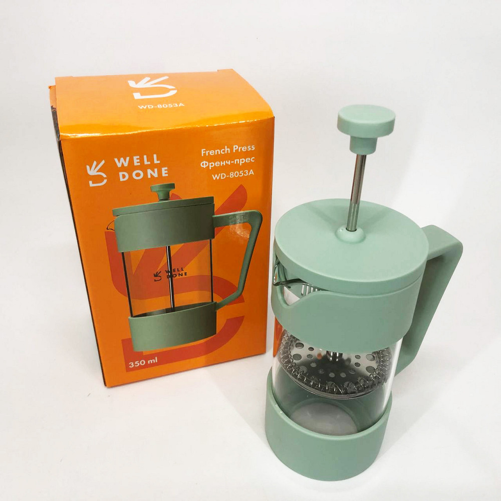 Оригінальний заварник для чаю, Елегантний прес для чаю Скляний заварювальний чайник чайники BR-37 Івано-Франківськ - фото 1