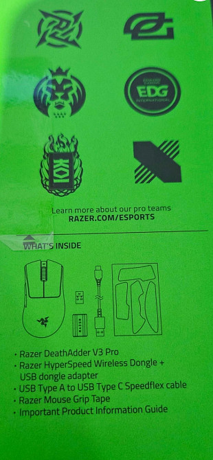 Мишка Razer DeathAdder V3 PRO Wireless White Киев - изображение 1