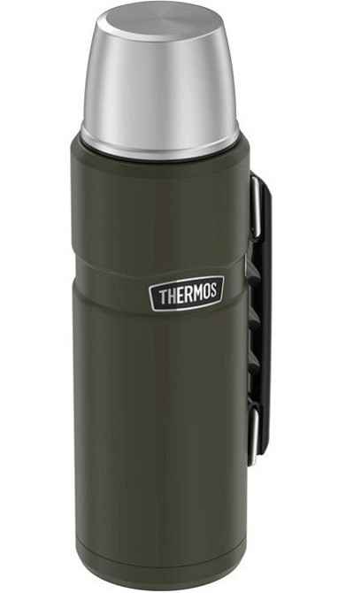 Універсальний Термос 1.2 літра з ручкою для напоїв Thermos "Stainless King" Olive (170028) Нержавіюча сталь Нововолинськ - фото 3