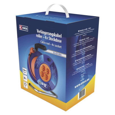 Сетевой удлинитель EMOS катушка 4 роз., 20 м (P09220) Винница - изображение 6
