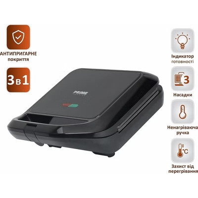 Сэндвичница PRIME Technics PMM 346 B Винница - изображение 2