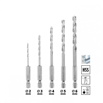 Набор сверл Einhell универсальный, 2-8мм, 16 шт, кейс (108953) Винница - изображение 6