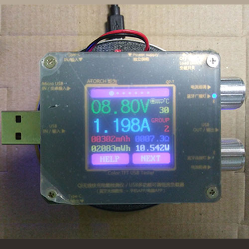 Бездротовий зарядний пристрій Qi, 5-9В 1.2А 10Вт QC3.0, W02 тканинний Вінниця - фото 2