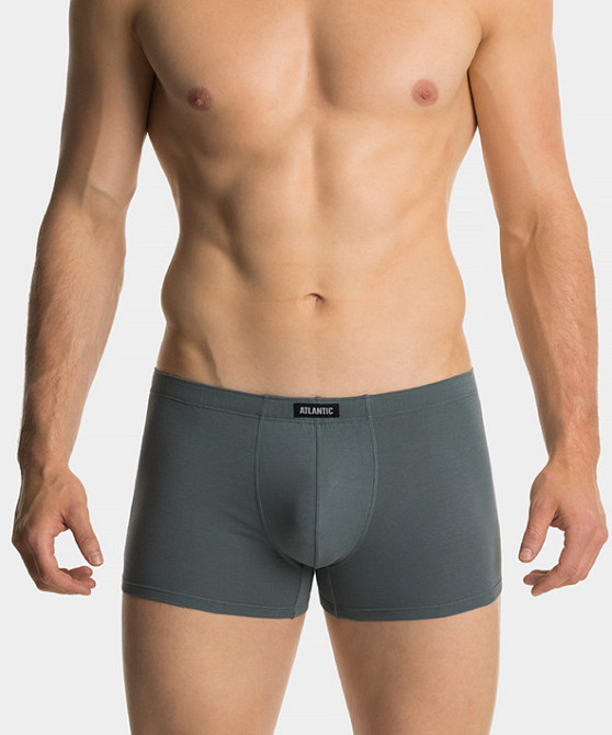 Трусы мужские шорты Atlantic 3MH-156 Серый, XL Киев - изображение 3