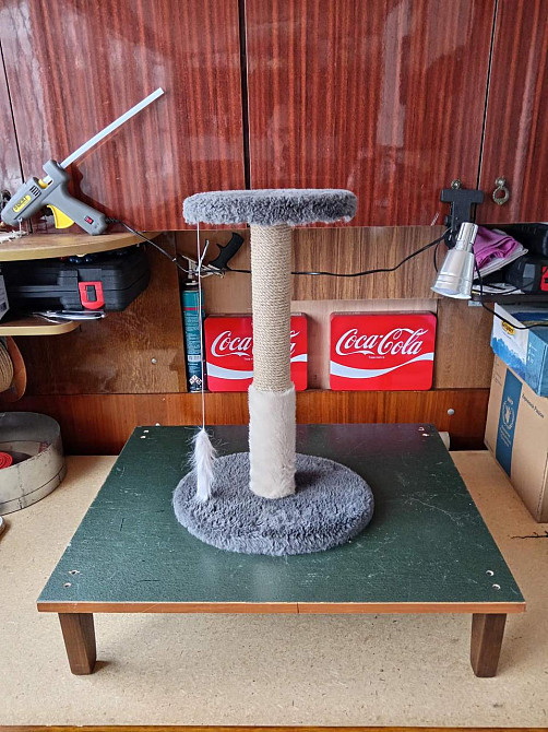 Когтеточка для кошек ручной работы (высота 56см) 15/792 Киев - изображение 1