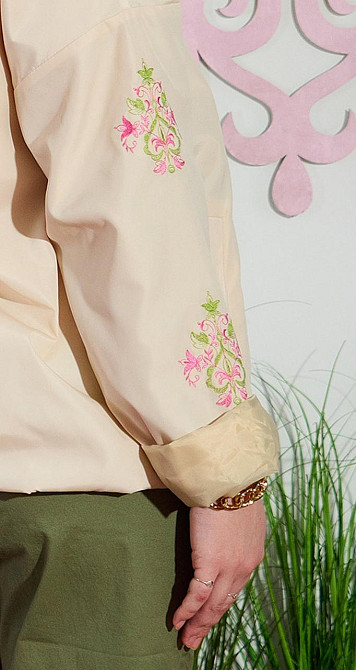 Стильна вітровка з вишивкою (46) Київ - фото 3