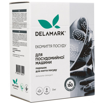 Порошок для миття посуду в посудомийці DeLaMark 3 кг (4820152332141) Вінниця - фото 1