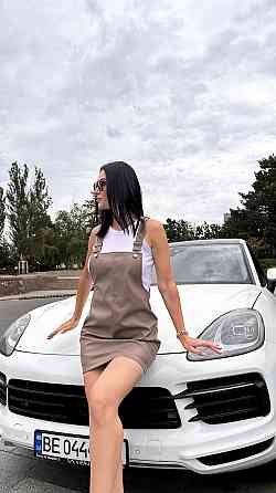 Сарафан из экокожи 