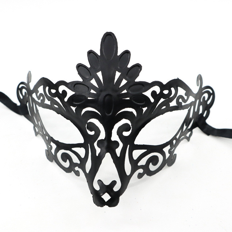 Маска маскарадная на лицо пластиковая one size черный Киев - изображение 2