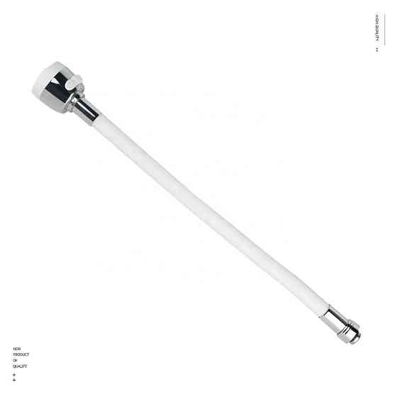 Гусак силиконовый (белый) Zerix SPS-01 с двухфункциональным аэратором для кухни (ZX2623) Черновцы