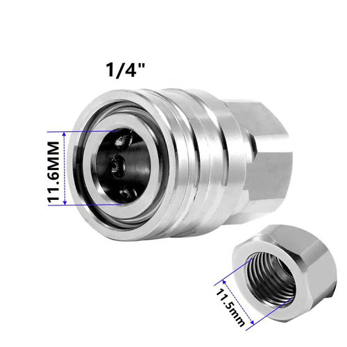 Фитинг БРС гидравлический 1/4, уплотнение STD, для моек высокого давления, нержавейка Вінниця - фото 4