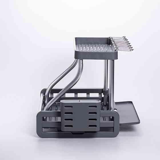 Сушарка для посуду двоярусна з піддоном HP-46-7 Київ