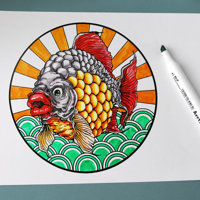 Художественный маркер Arrtx Спиртовые Alp ASM-0290B 90 цветов (LC302475) Винница - изображение 8