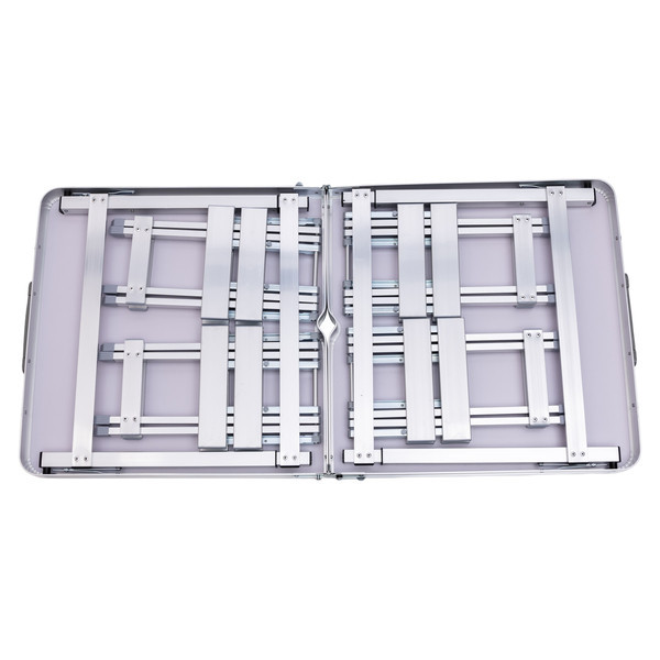 Розкладний стіл + 4 стільці кемпінговий набір для пікніка, риболовлі, відпочинку, туризму Сірий JY-12061G Київ - фото 4