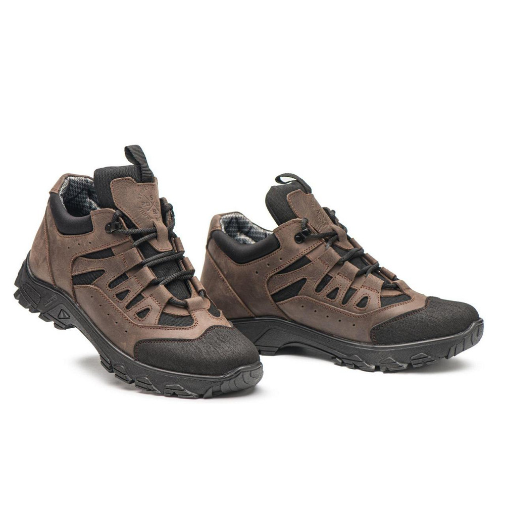 Зимові тактичні кросівки шкіра, на теплому гортексу , колір коричневий 41 (27) Харків - фото 3