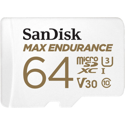 Карта пам&apos;яті SanDisk 64GB microSDXC class 10 UHS-I U3 Max Endurance (SDSQQVR-064G-GN6IA) Вінниця - фото 1