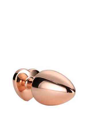 Анальная пробка с сердцем GLEAMING LOVE ROSE GOLD PLUG SMALL Sex Aura Киев