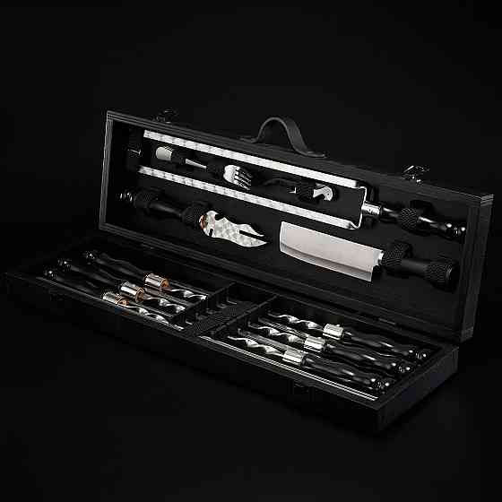 Шампури подарункові набір бокс для пікніка гриля та барбекю Оригінальні Віп подарунки на день народження татові, хлопцю, Тернопіль