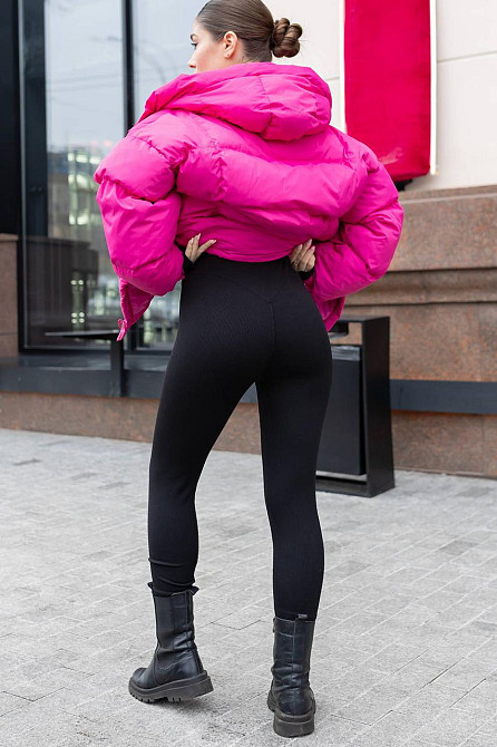 Утеплений комбінезон в рубчик чорного кольору TotalFit TF58-TTR10 XL Київ - фото 9