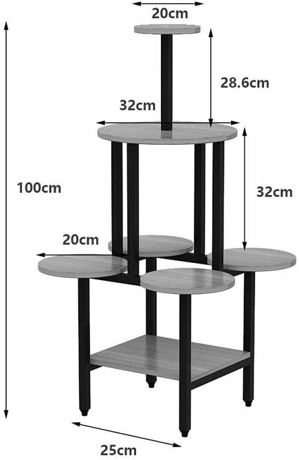 Підставка для квітів "Сарамага" венге Миколаїв - фото 2