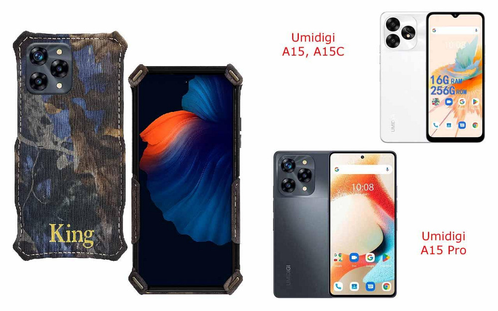 Бампер King для Umidigi A15, A15C, A15 Pro, із посиленим корпусом, колір Граб Київ - фото 1