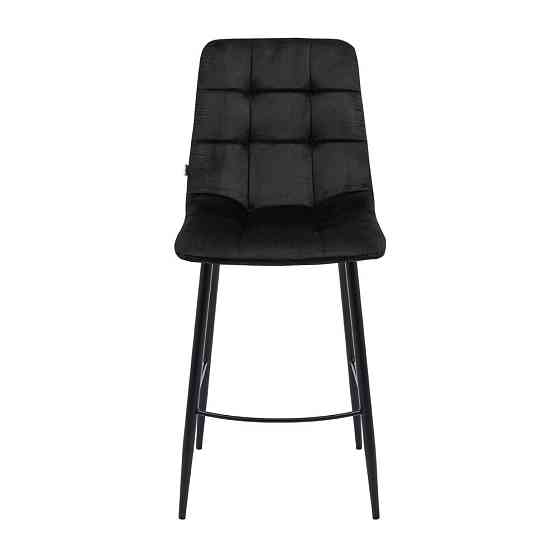 Стілець крісло м'який AlbaDesign U Malcolm 28 високі ніжки Чорний Київ