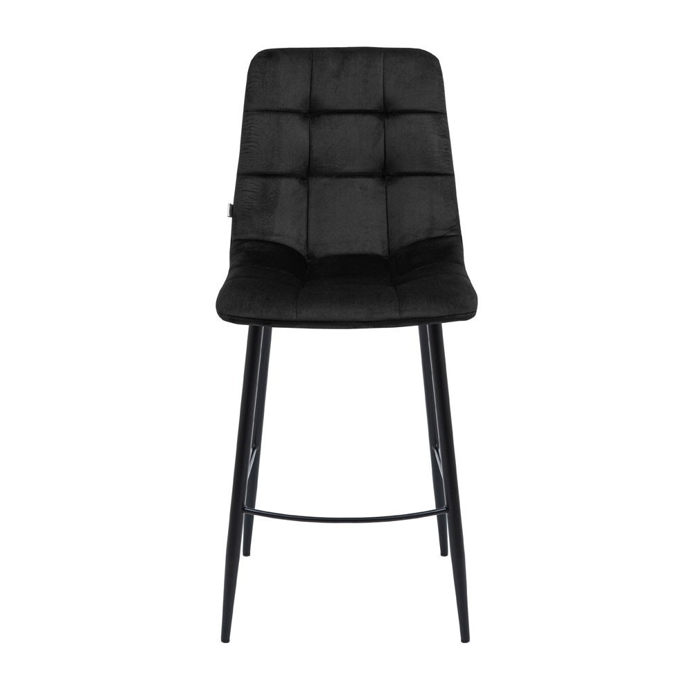 Стілець крісло м'який AlbaDesign U Malcolm 28 високі ніжки Чорний Київ - фото 2