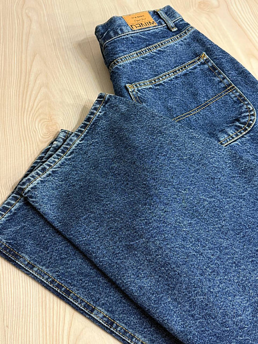 Джинсы женские Its Basic 2952-1 бананы скейтеры косые карманы синие, синий, 34, 34, 72 см, 104 см Одесса - изображение 8