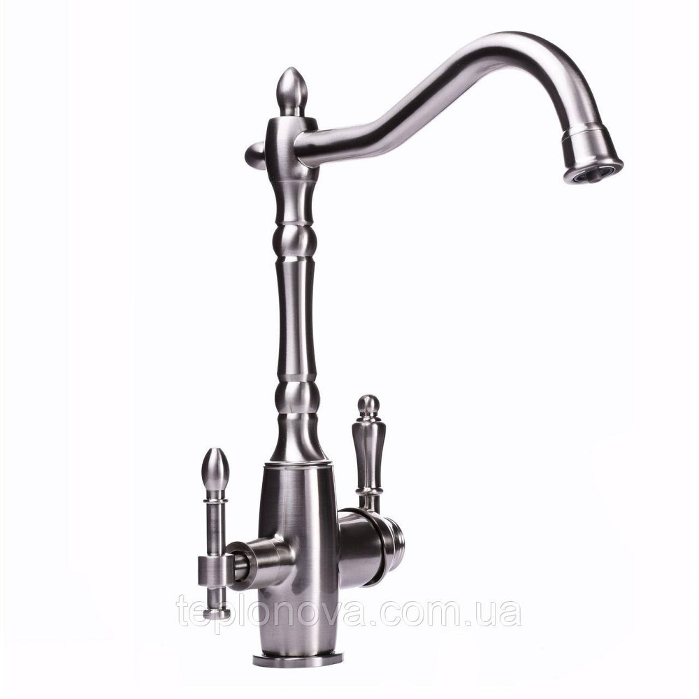 Смеситель для кухни под осмос Globus Lux LAZER GLLR-1000-8-STSTEEL Черновцы - изображение 3