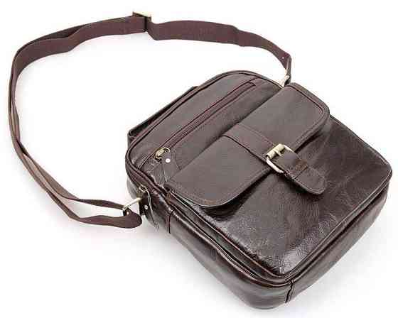 Сумка мужская Vintage 14104 Коричневая Киев